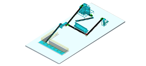 擠壓造粒生產(chǎn)復(fù)混肥工藝